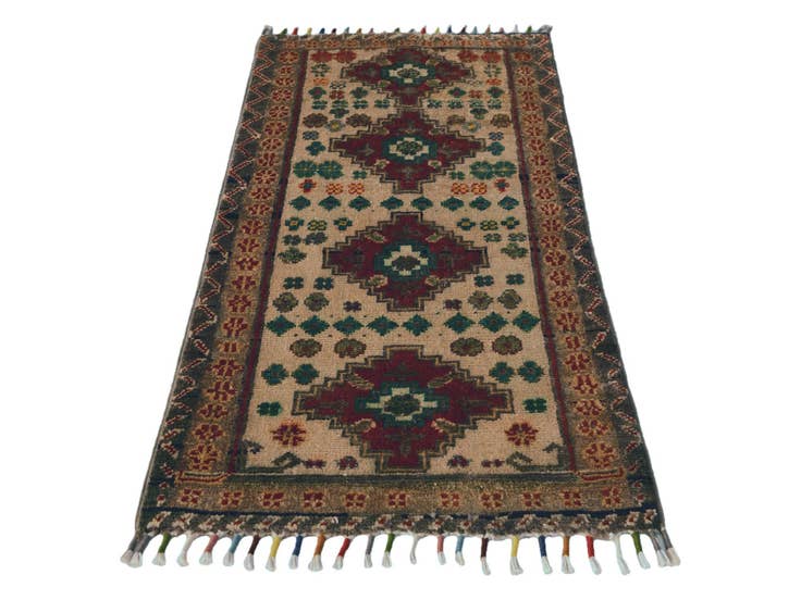 Detail image of 1' 8 x 3' 3 Hand Knotted Ariana Ziegler Rug