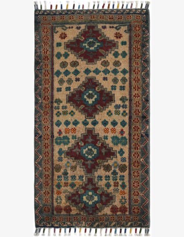 1' 8 x 3' 3 Hand Knotted Ariana Ziegler Rug