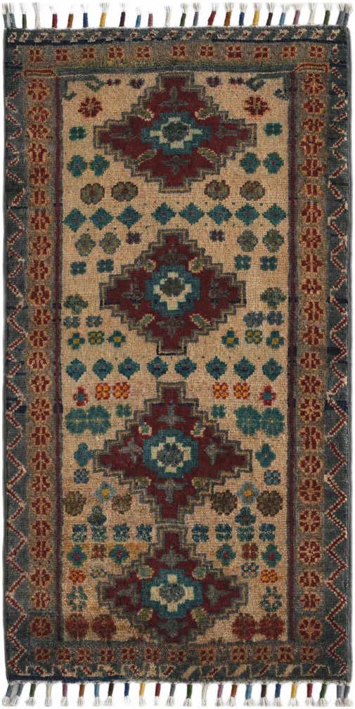 1' 8 x 3' 3 Hand Knotted Ariana Ziegler Rug