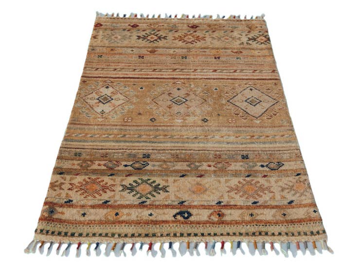 Detail image of 2' x 3' 1 Hand Knotted Ariana Ziegler Rug