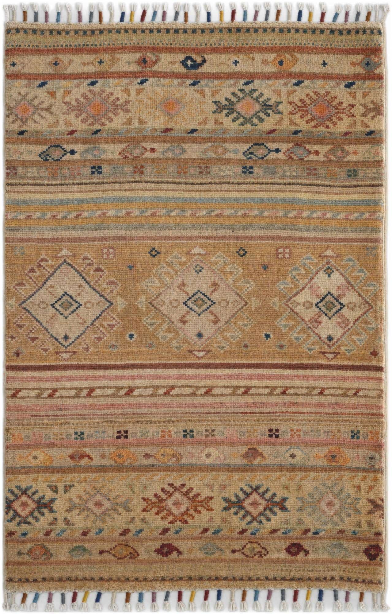 2' x 3' 1 Hand Knotted Ariana Ziegler Rug