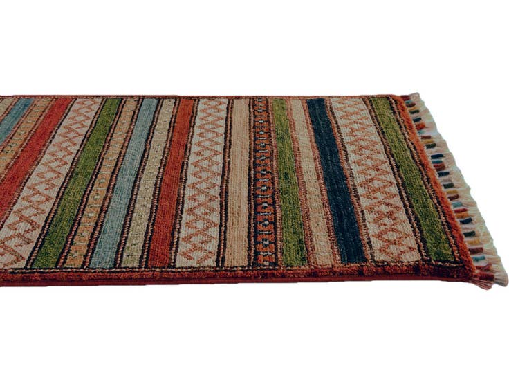 Detail image of 1' 8 x 3' 4 Hand Knotted Ariana Ziegler Rug