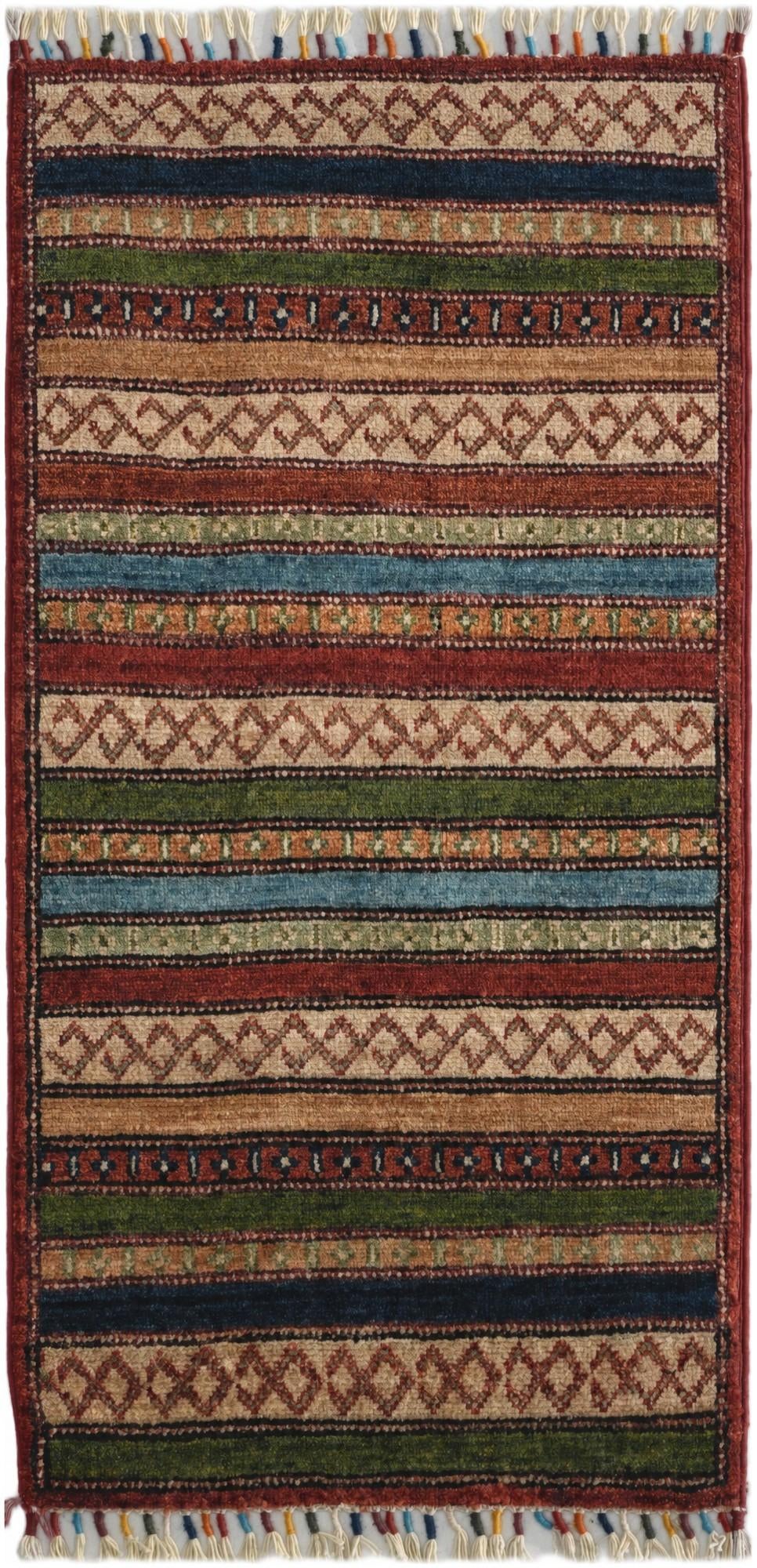 1' 8 x 3' 4 Hand Knotted Ariana Ziegler Rug