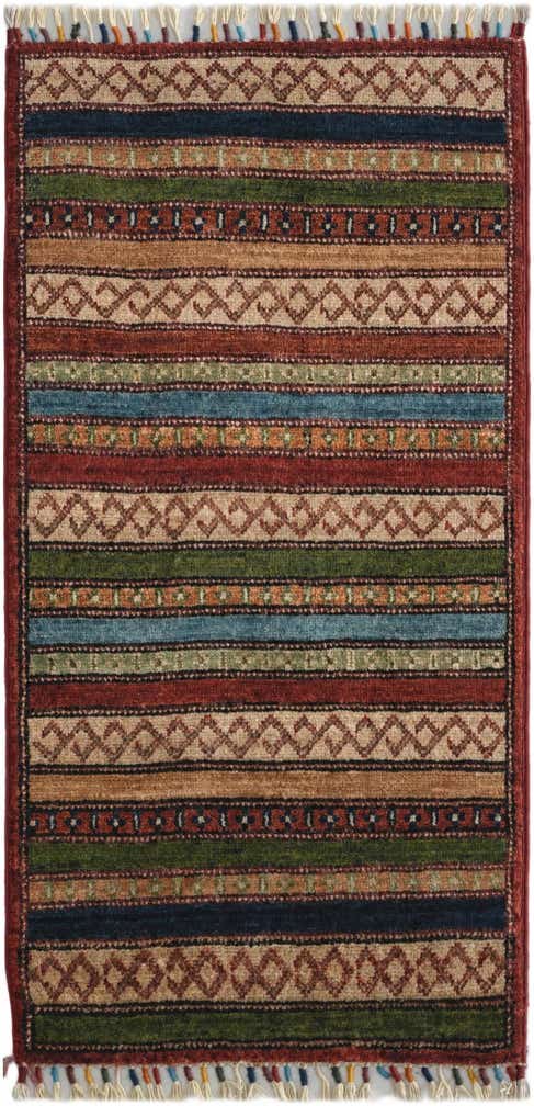 1' 8 x 3' 4 Hand Knotted Ariana Ziegler Rug