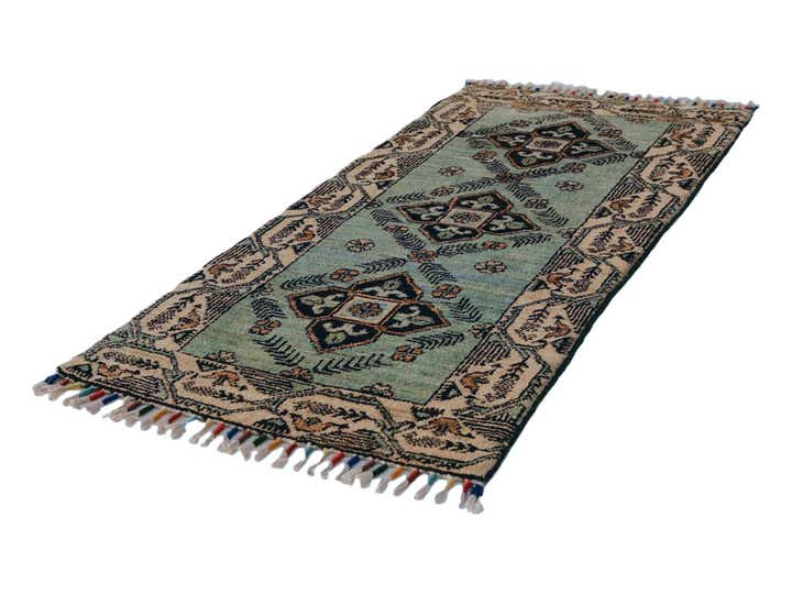 1' 8 x 3' 5 Hand Knotted Ariana Ziegler Rug