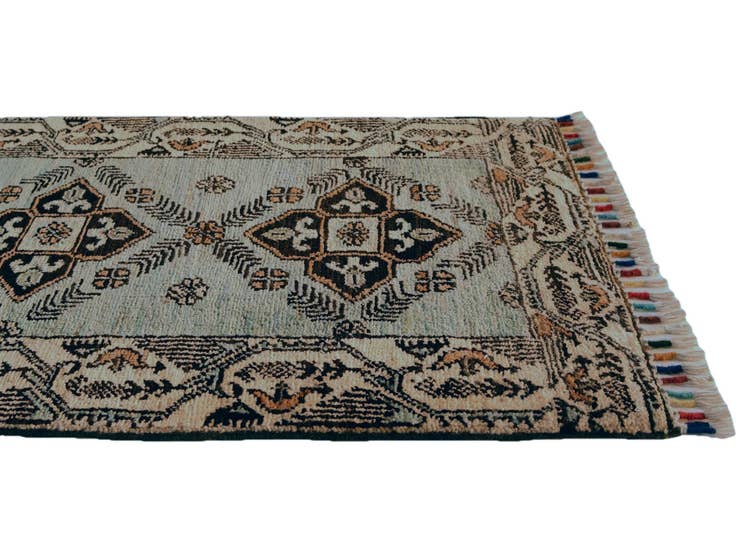 Detail image of 1' 8 x 3' 5 Hand Knotted Ariana Ziegler Rug