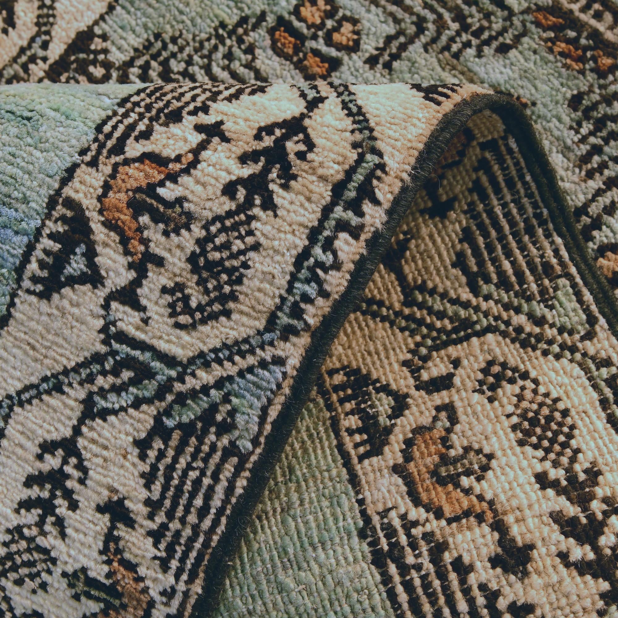 1' 8 x 3' 5 Hand Knotted Ariana Ziegler Rug