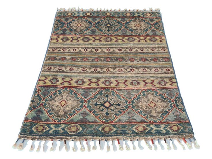 Detail image of 1' 10 x 2' 11 Hand Knotted Ariana Ziegler Rug