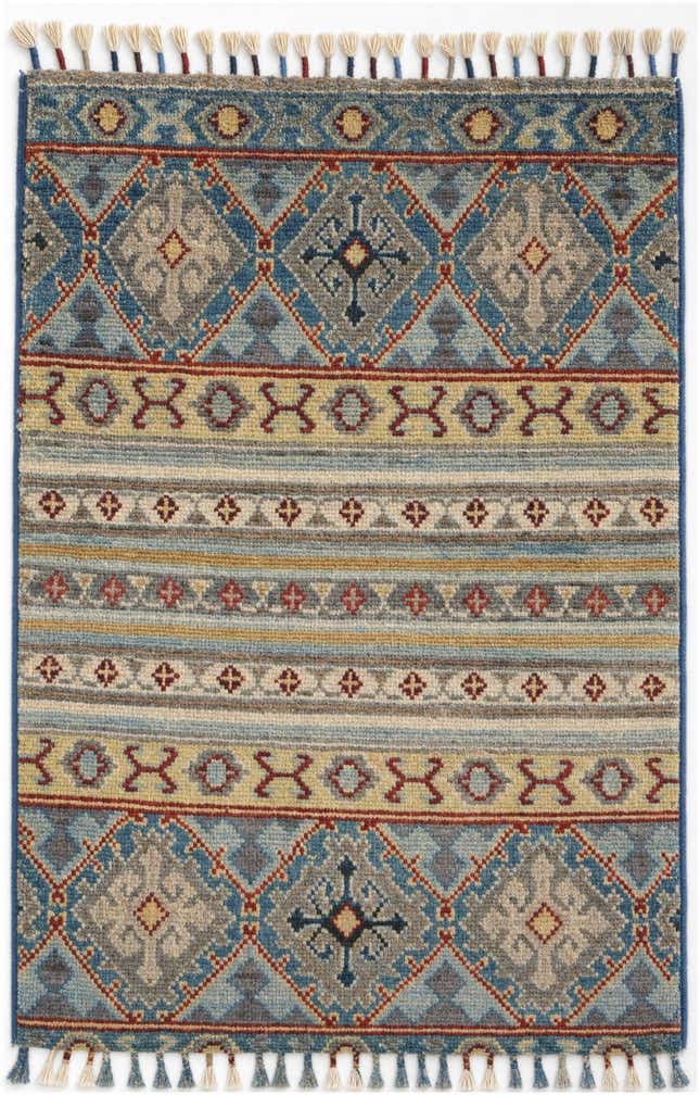 1' 10 x 2' 11 Hand Knotted Ariana Ziegler Rug