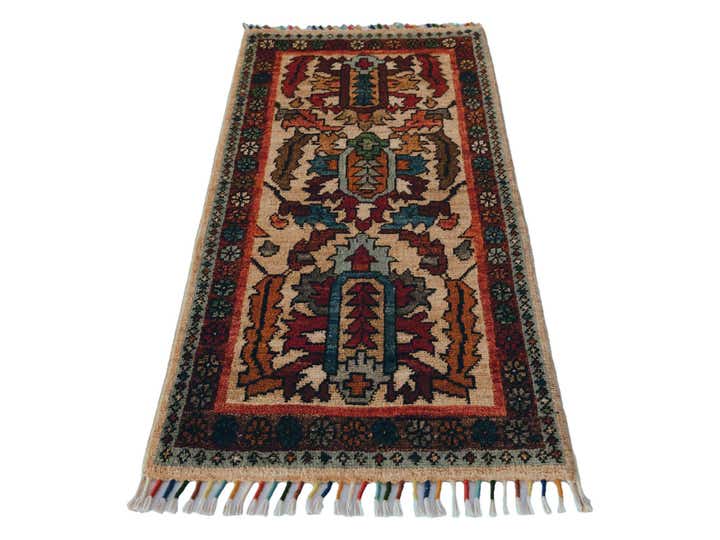 1' 8 x 3' 5 Hand Knotted Ariana Ziegler Rug