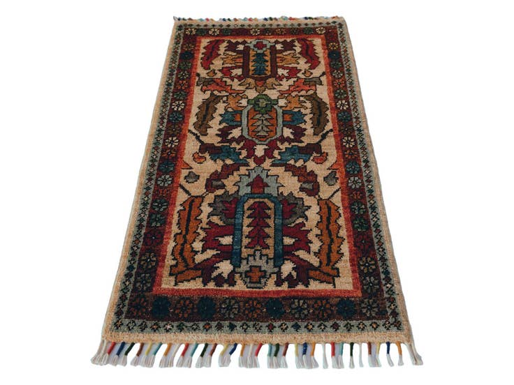 Detail image of 1' 8 x 3' 5 Hand Knotted Ariana Ziegler Rug