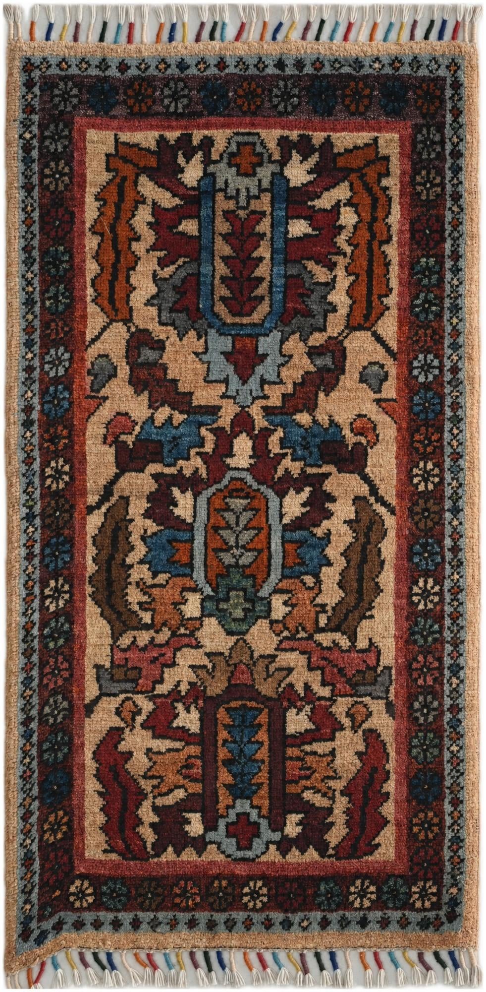 1' 8 x 3' 5 Hand Knotted Ariana Ziegler Rug