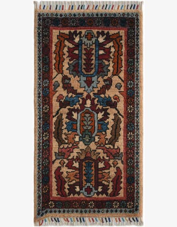 1' 8 x 3' 5 Hand Knotted Ariana Ziegler Rug