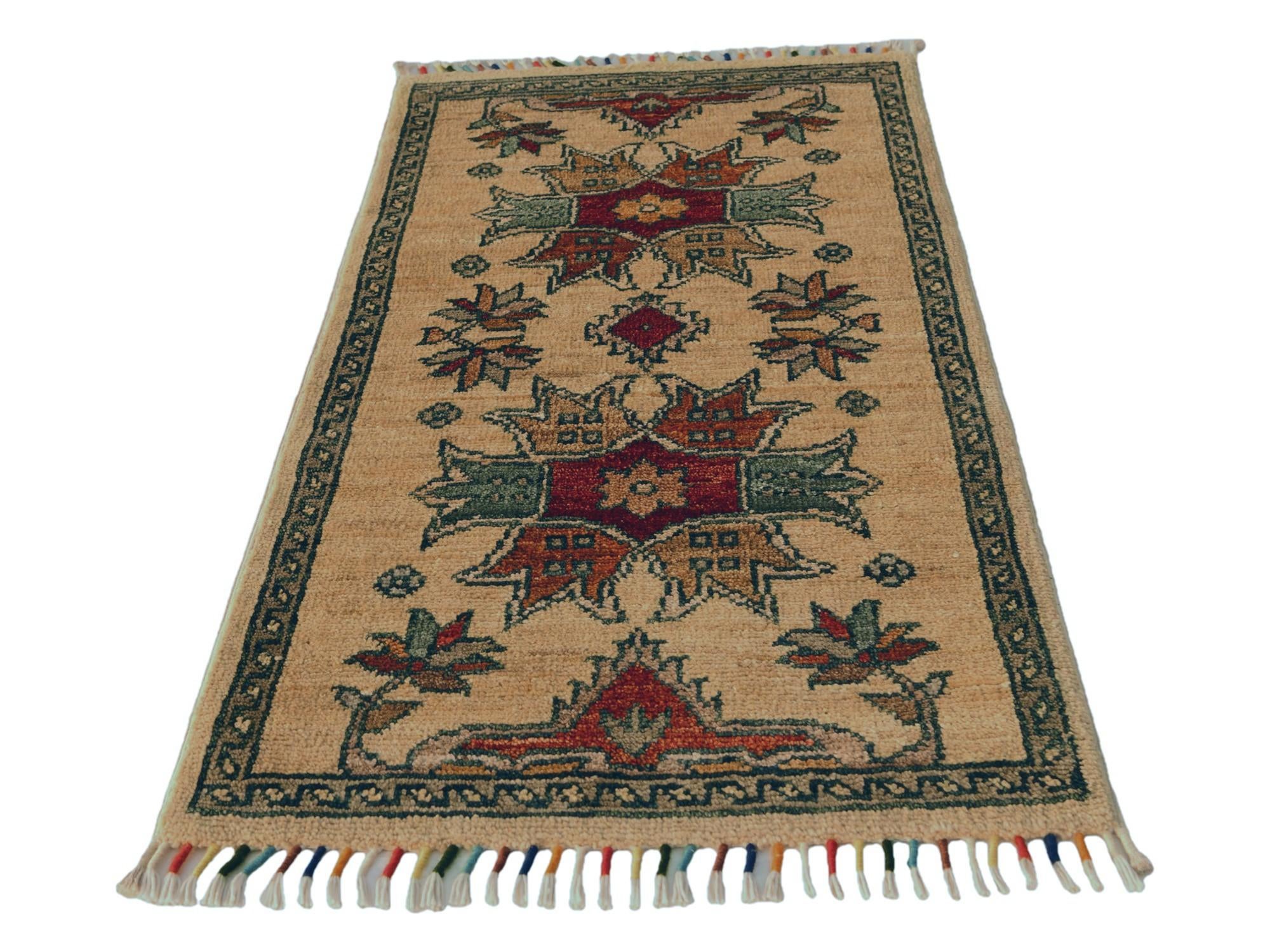 1' 8 x 3' 2 Hand Knotted Ariana Ziegler Rug