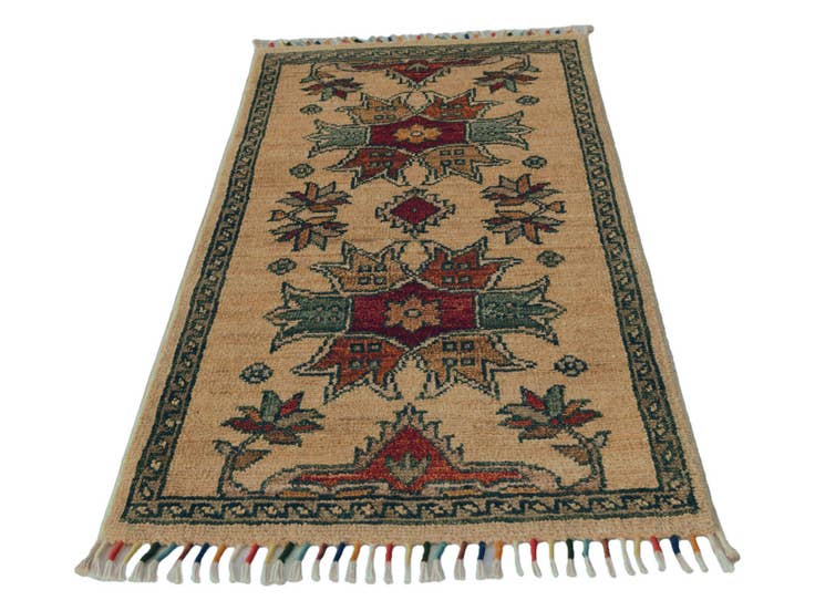 Detail image of 1' 8 x 3' 2 Hand Knotted Ariana Ziegler Rug