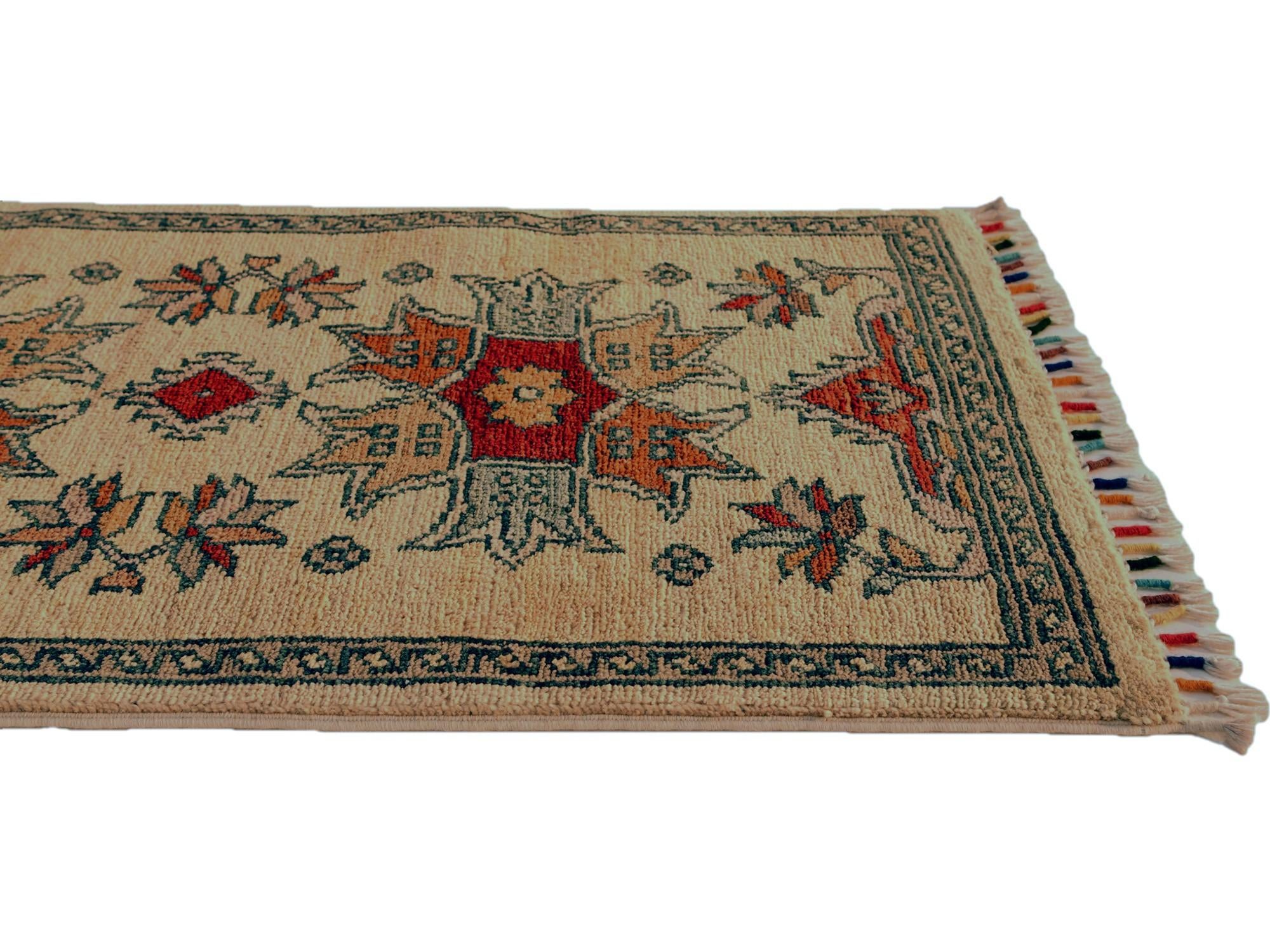 1' 8 x 3' 2 Hand Knotted Ariana Ziegler Rug