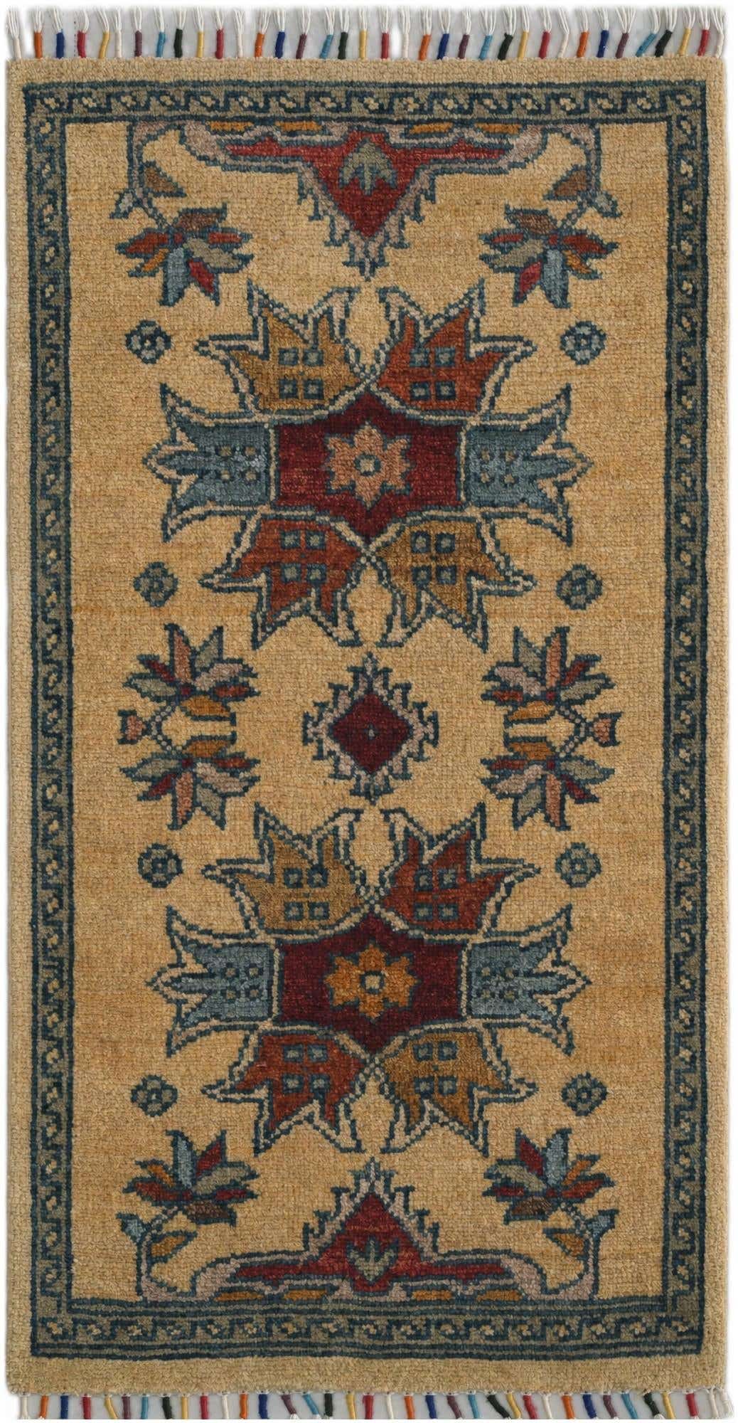 1' 8 x 3' 2 Hand Knotted Ariana Ziegler Rug