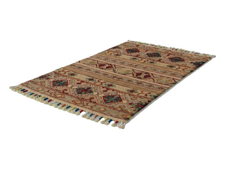 Detail image of 2' x 2' 10 Hand Knotted Ariana Ziegler Rug
