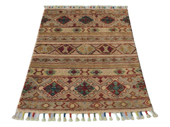 2' x 2' 10 Hand Knotted Ariana Ziegler Rug