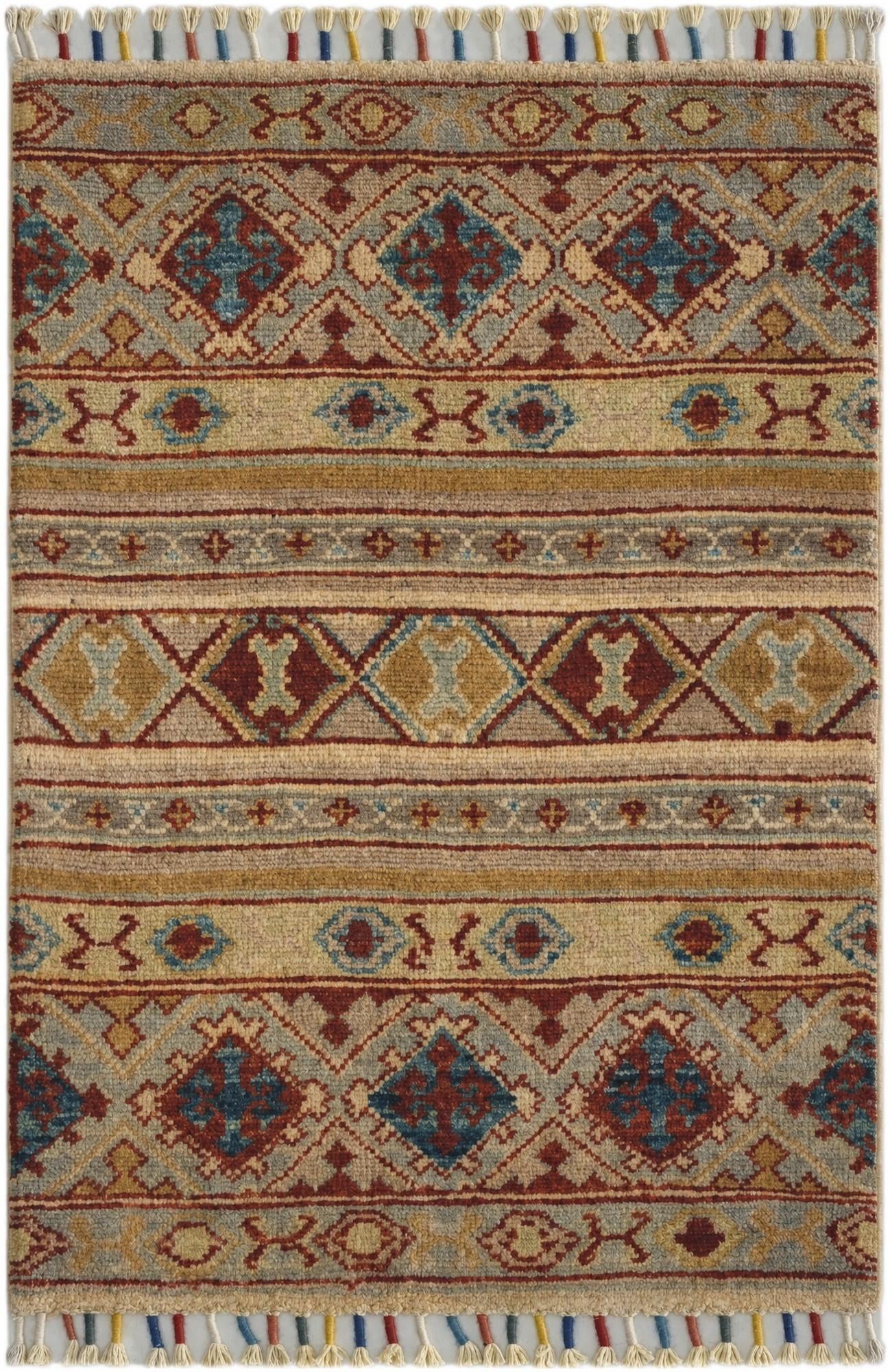 2' x 2' 10 Hand Knotted Ariana Ziegler Rug