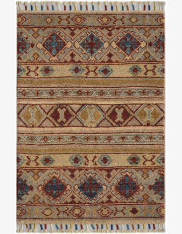 2' x 2' 10 Hand Knotted Ariana Ziegler Rug