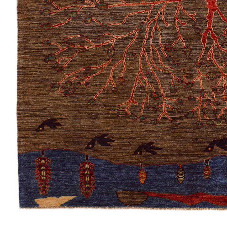 Detail image of 5' 2 x 6' 10 Hand Knotted Ariana Ziegler Rug