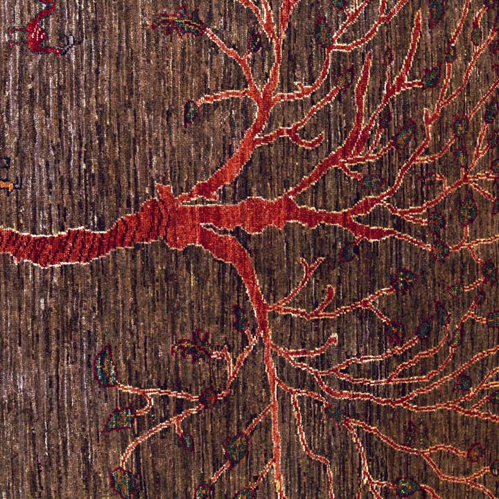 5' 2 x 6' 10 Hand Knotted Ariana Ziegler Rug