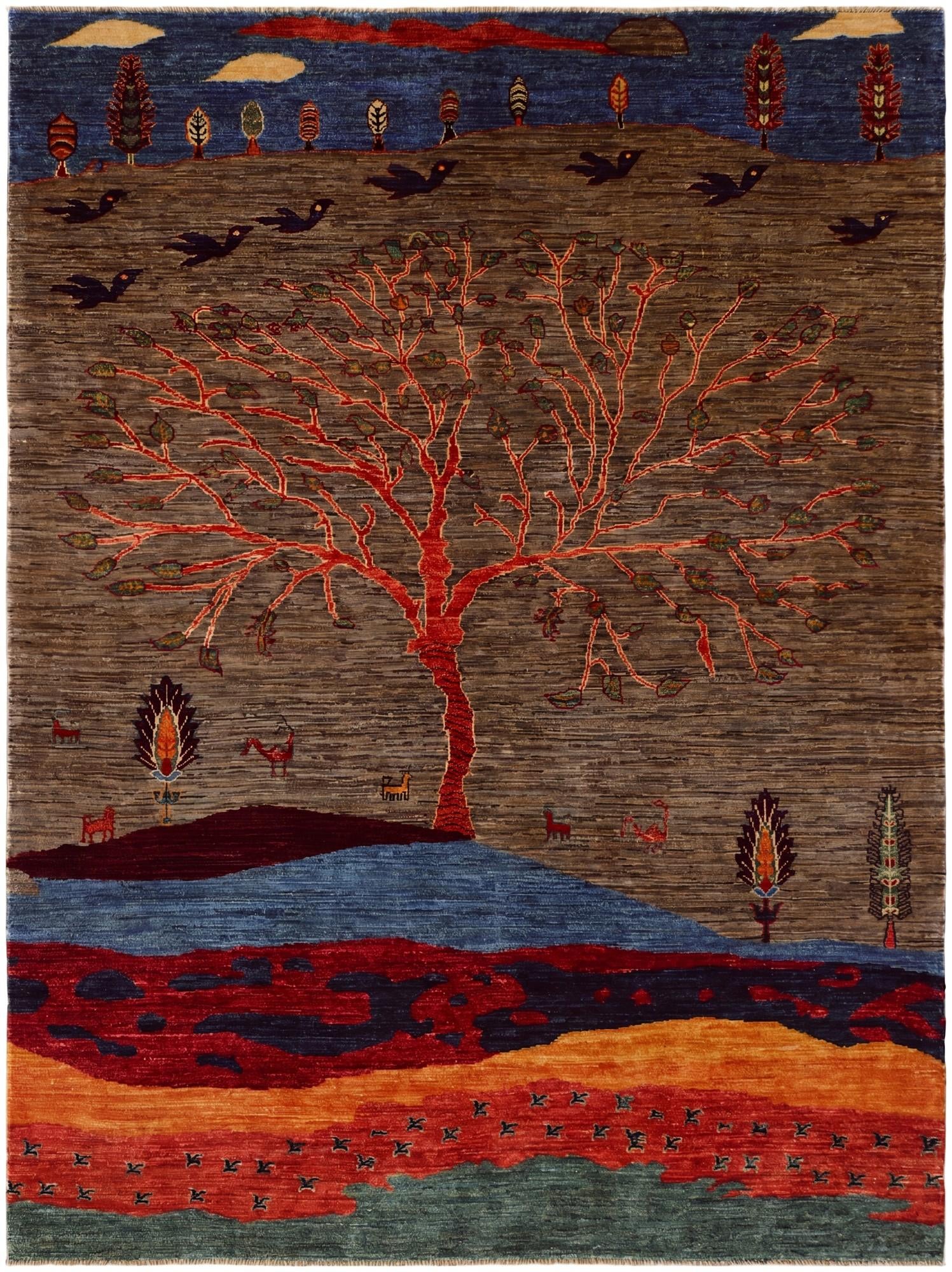 5' 2 x 6' 10 Hand Knotted Ariana Ziegler Rug