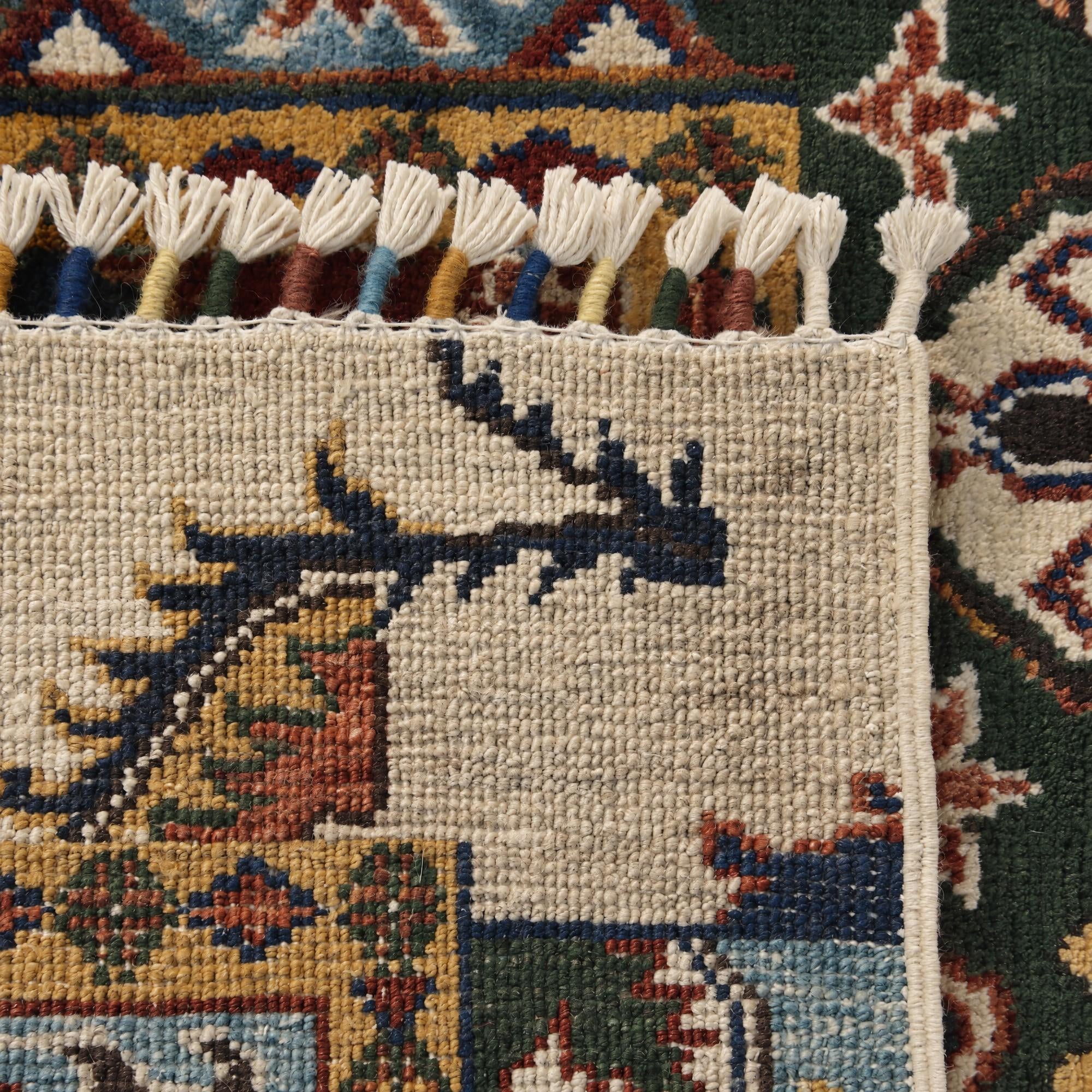 65cm x 90cm Hand Knotted Ariana Ziegler Rug