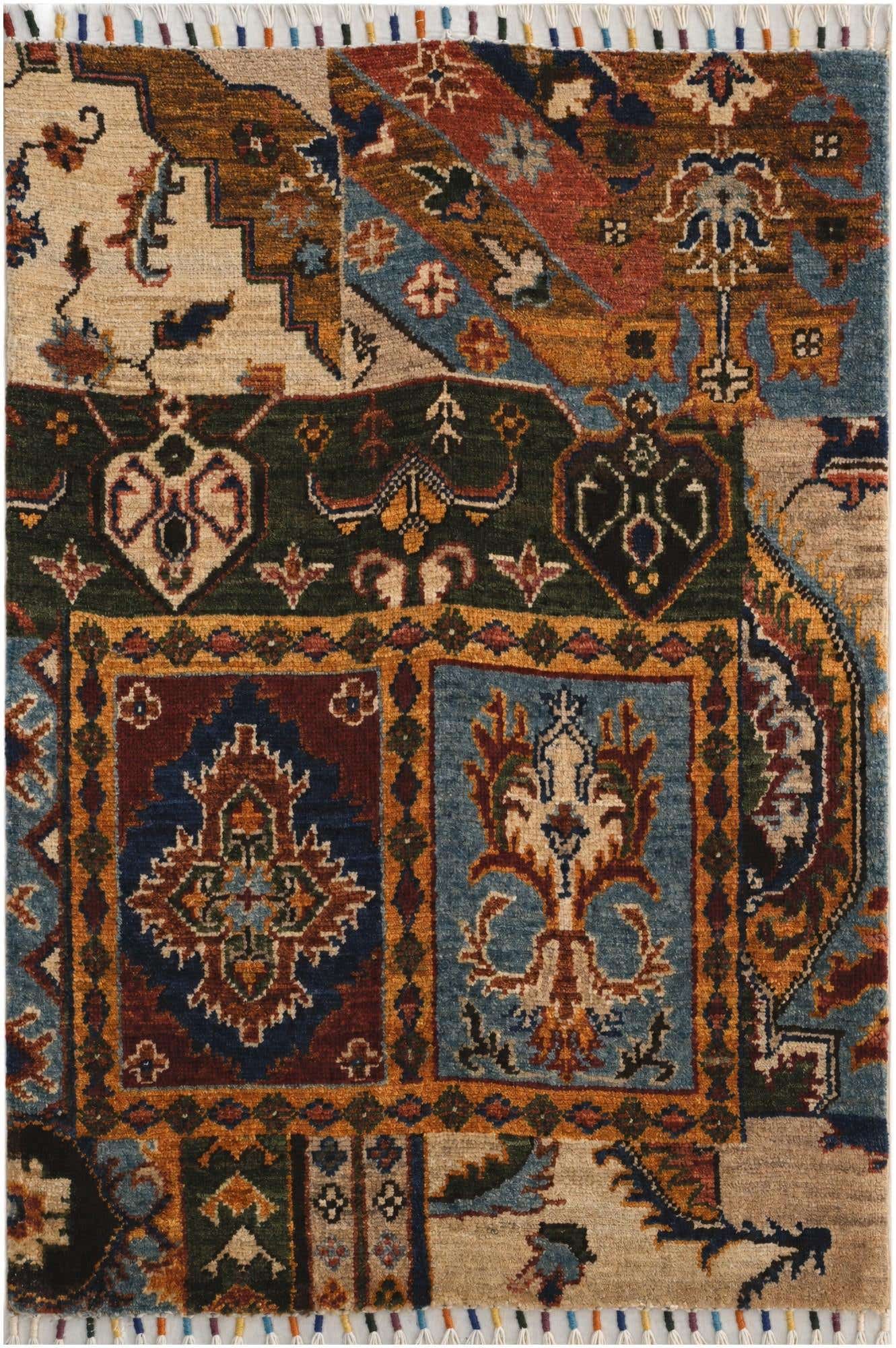 2' 1 x 3' Hand Knotted Ariana Ziegler Rug