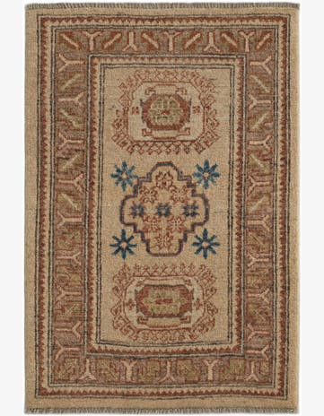 1' 10 x 2' 11 Hand Knotted Ariana Ziegler Rug