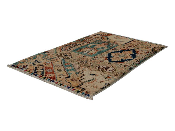 Detail image of 1' 10 x 3' Hand Knotted Ariana Ziegler Rug