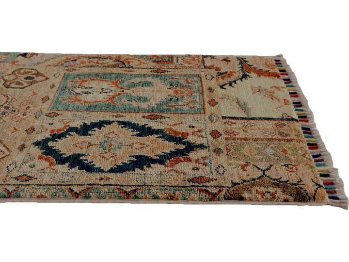 1' 10 x 3' Hand Knotted Ariana Ziegler Rug