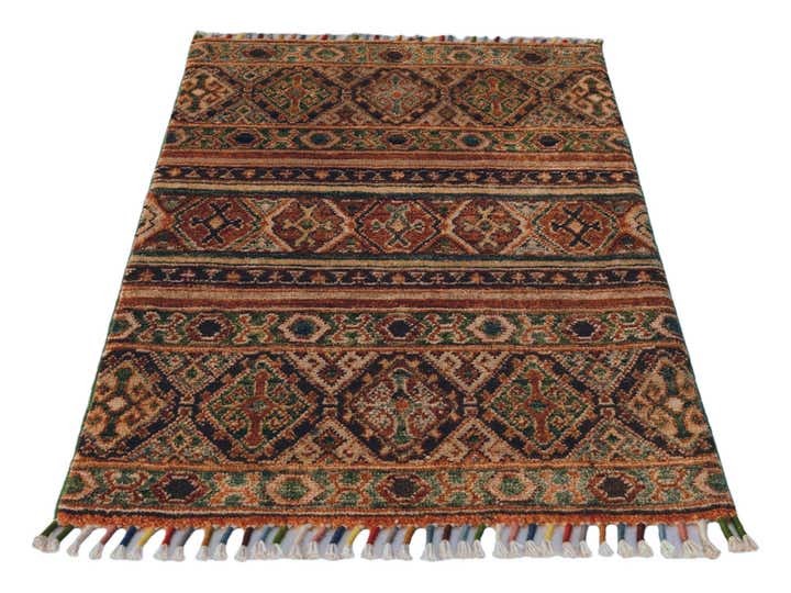 2' x 2' 11 Hand Knotted Ariana Ziegler Rug