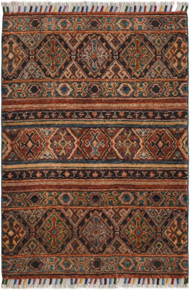 2' x 2' 11 Hand Knotted Ariana Ziegler Rug