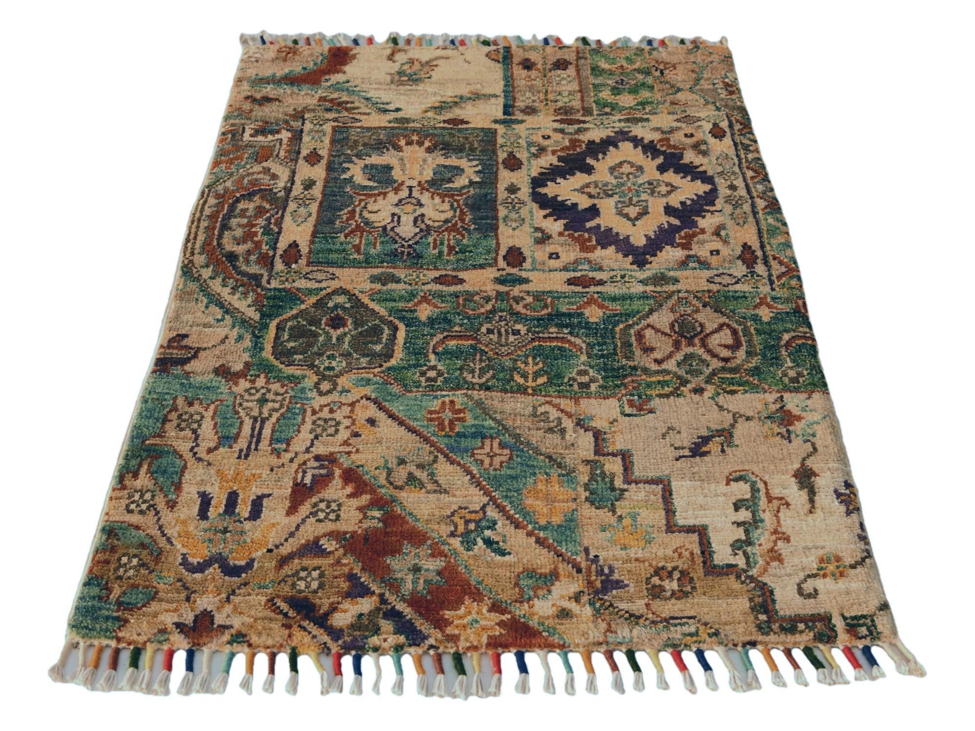 2' x 2' 11 Hand Knotted Ariana Ziegler Rug