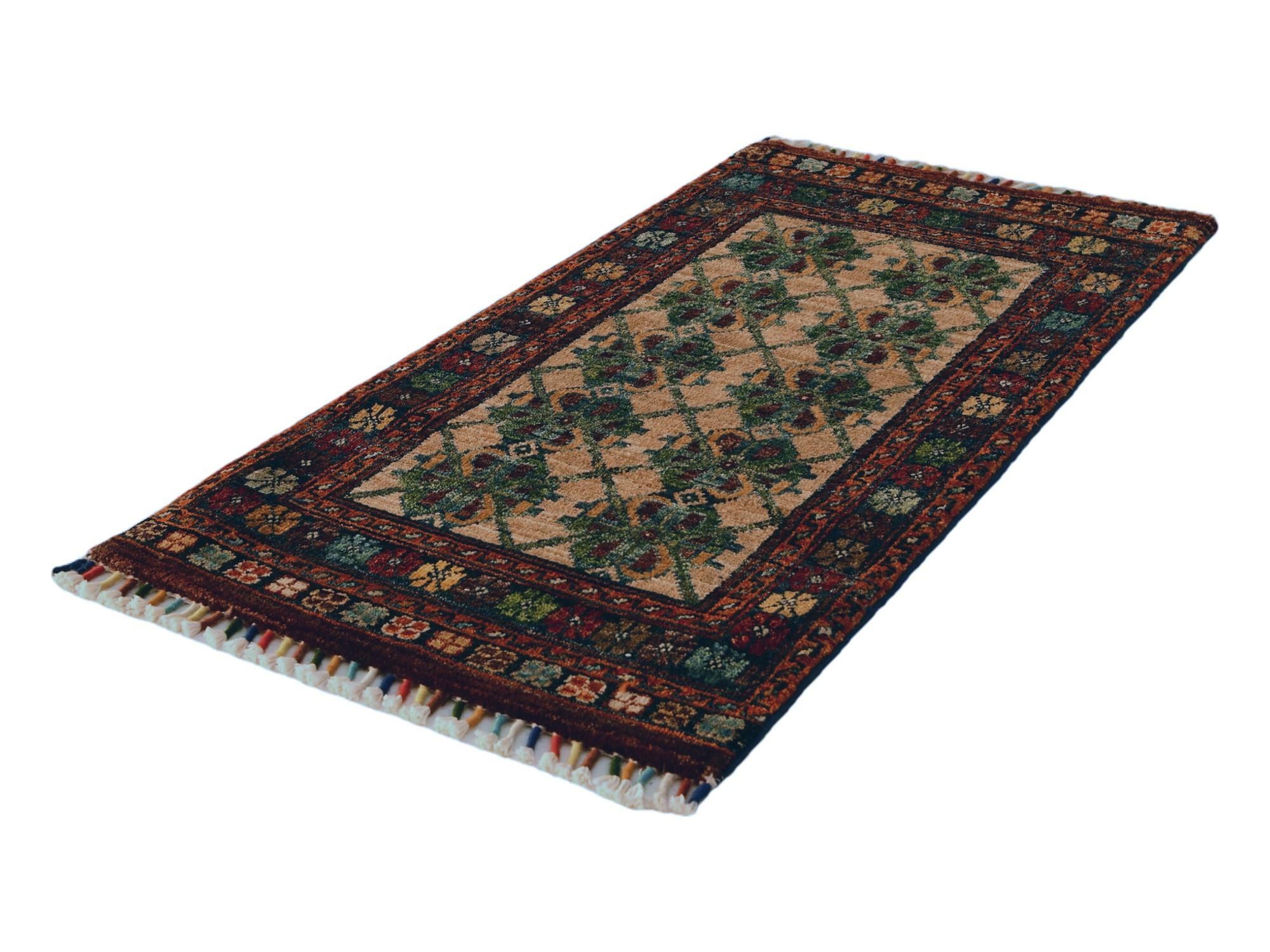 1' 8 x 3' 3 Hand Knotted Ariana Ziegler Rug