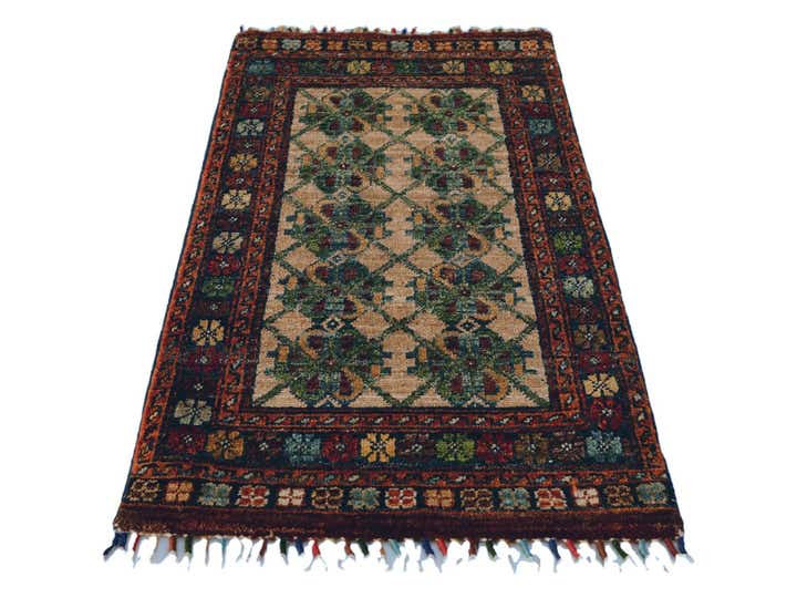 1' 8 x 3' 3 Hand Knotted Ariana Ziegler Rug