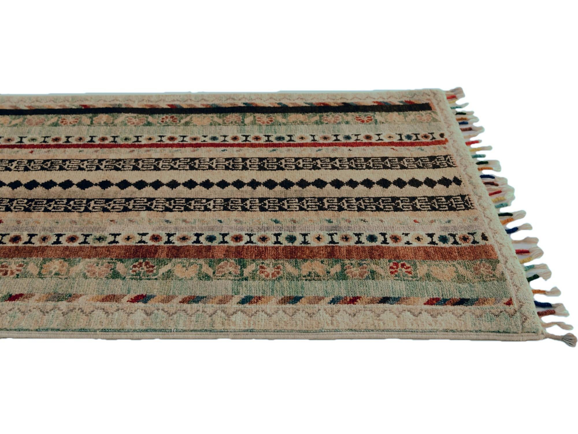 1' 8 x 3' 5 Hand Knotted Ariana Ziegler Rug