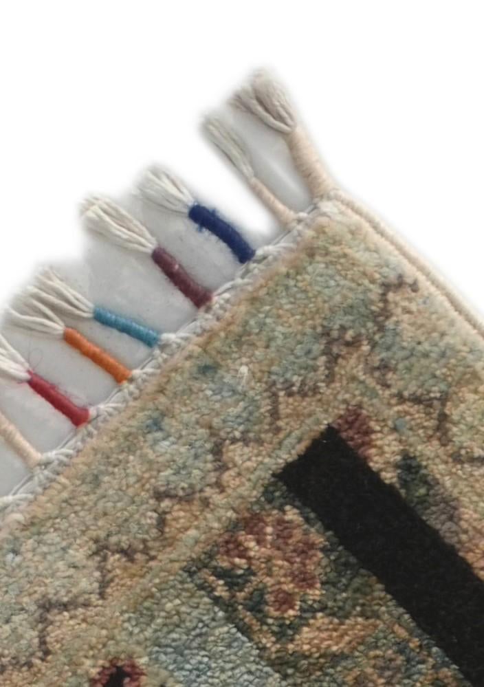 1' 8 x 3' 5 Hand Knotted Ariana Ziegler Rug