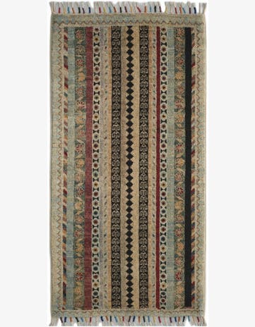 1' 8 x 3' 5 Hand Knotted Ariana Ziegler Rug