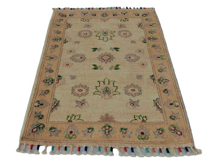 1' 10 x 3' Hand Knotted Ariana Ziegler Rug