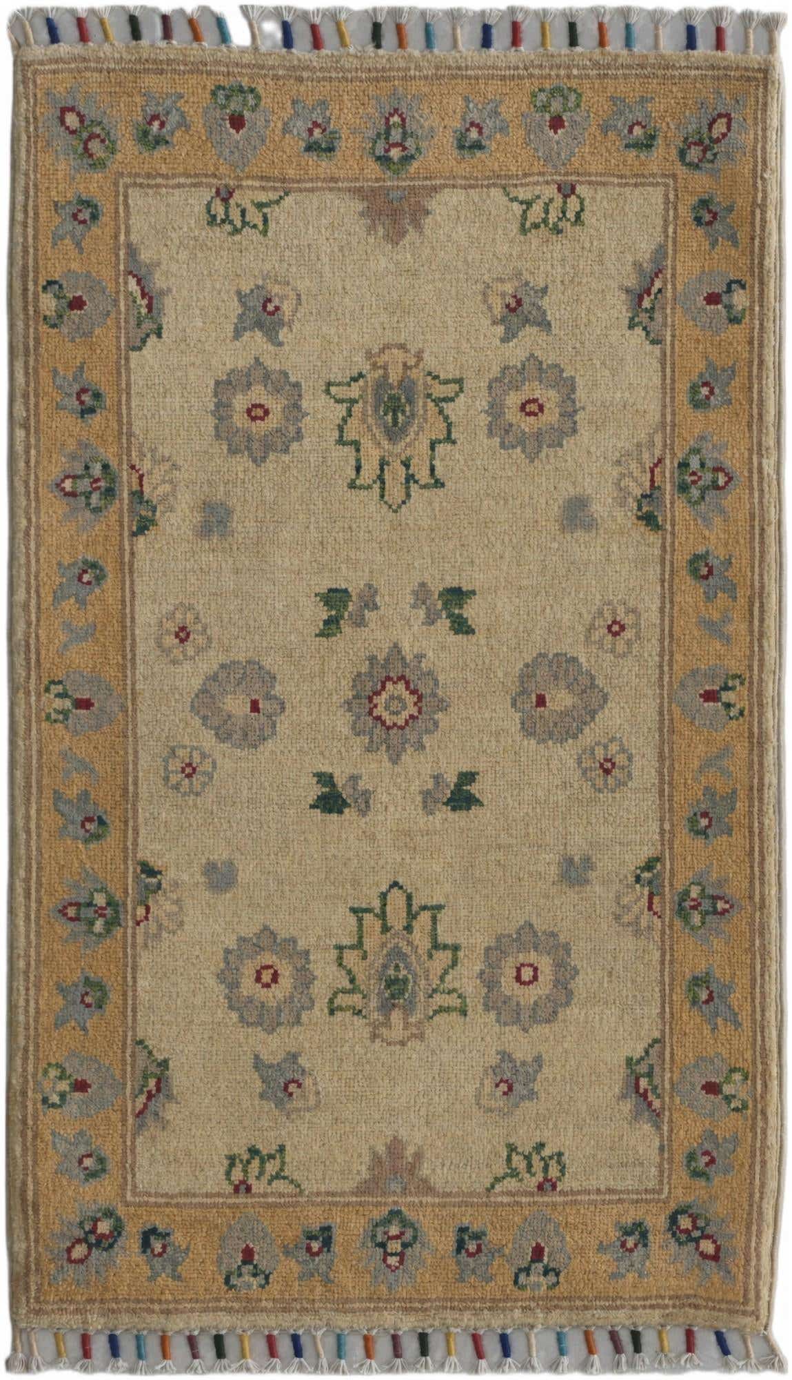 1' 10 x 3' Hand Knotted Ariana Ziegler Rug