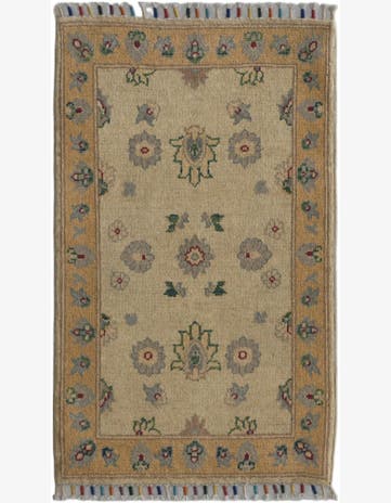 1' 10 x 3' Hand Knotted Ariana Ziegler Rug