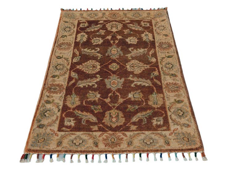 Detail image of 2' x 2' 11 Hand Knotted Ariana Ziegler Rug