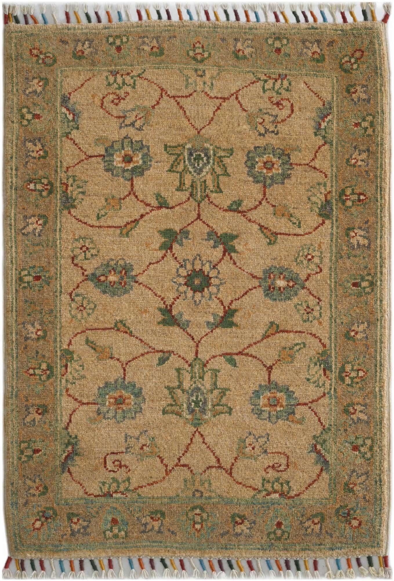 2' x 2' 10 Hand Knotted Ariana Ziegler Rug