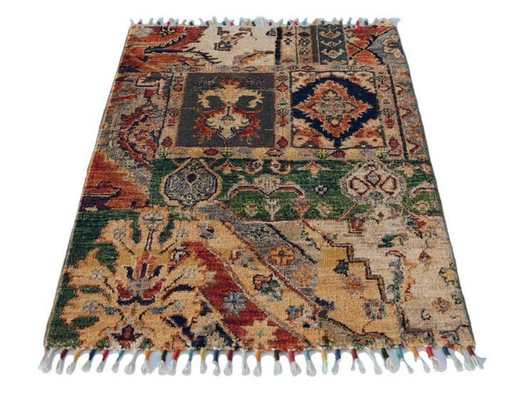 Detail image of 2' x 2' 11 Hand Knotted Ariana Ziegler Rug
