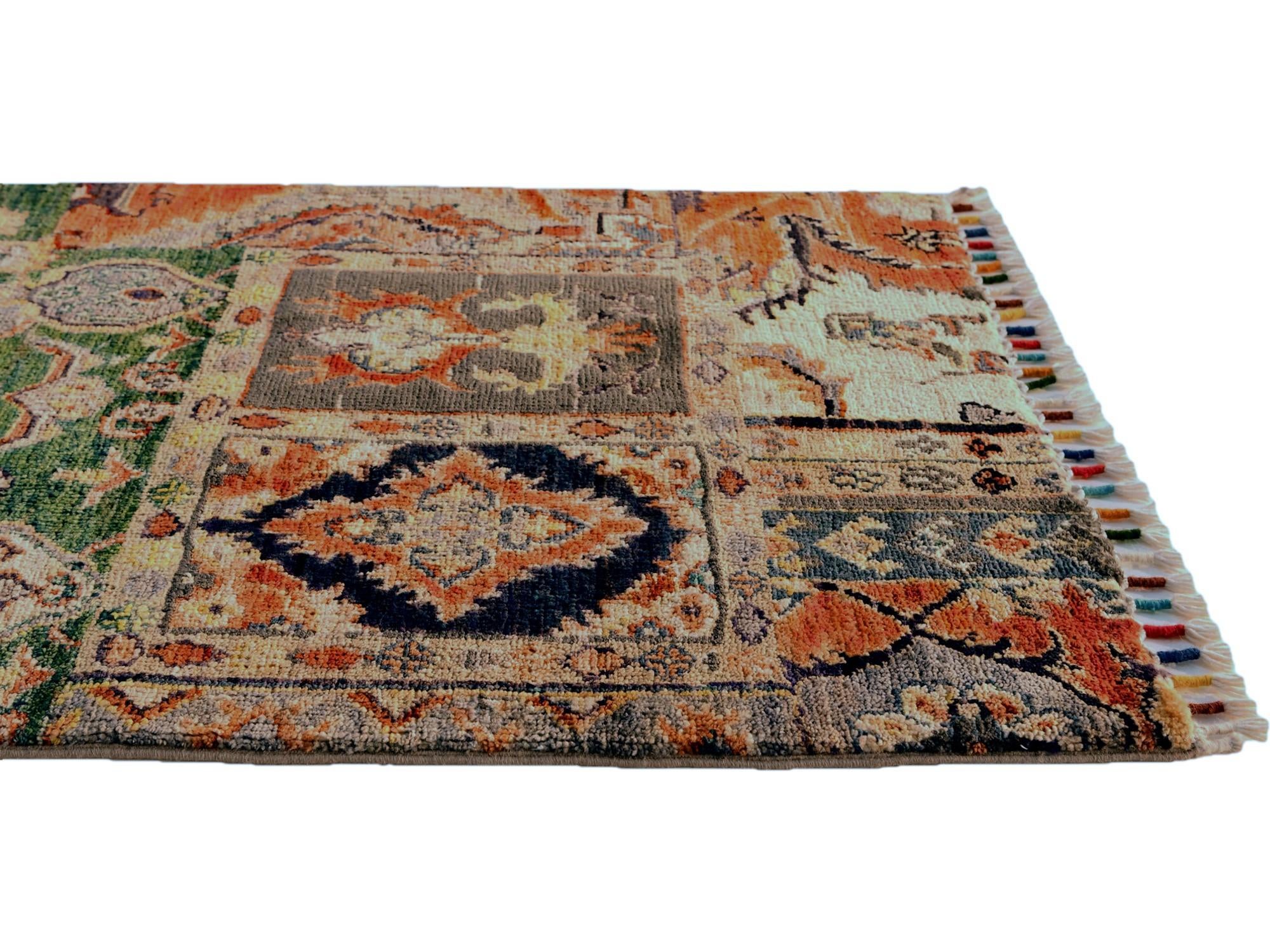 2' x 2' 11 Hand Knotted Ariana Ziegler Rug
