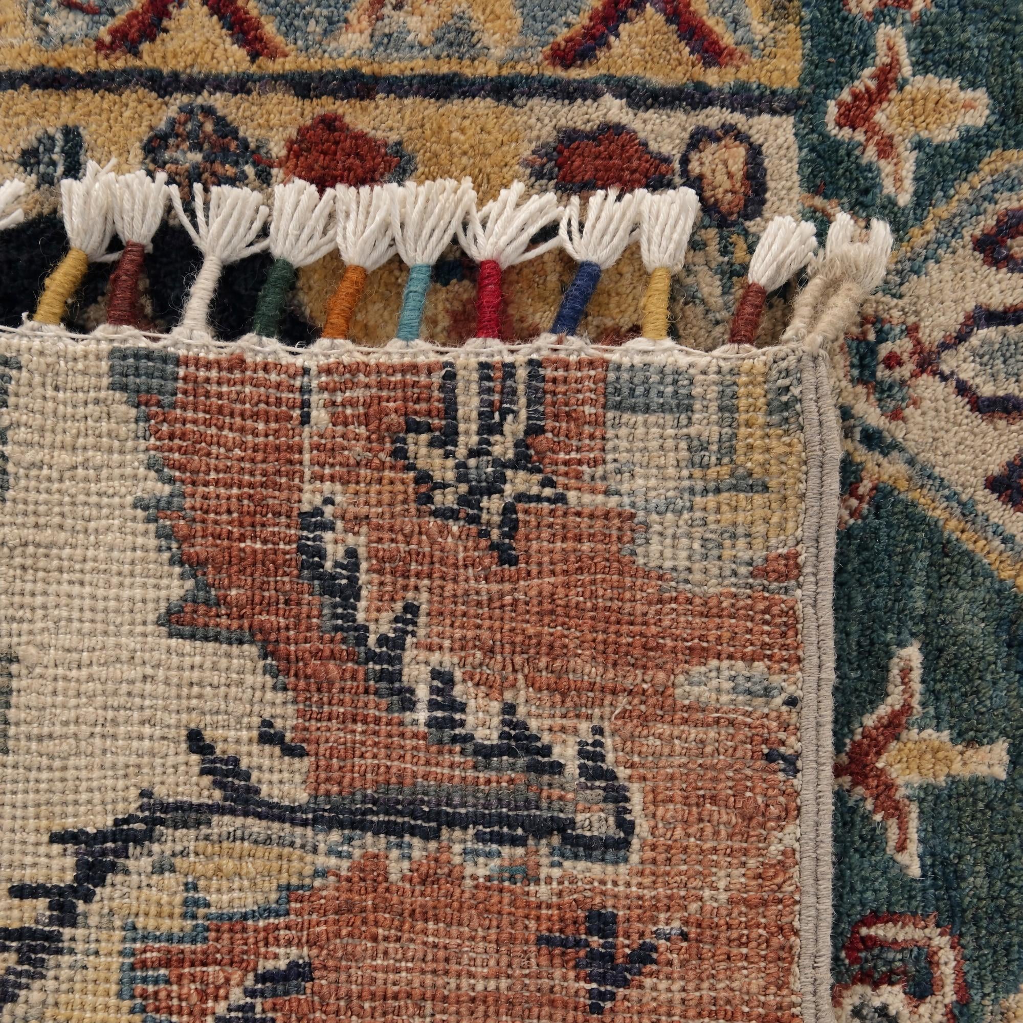 60cm x 90cm Hand Knotted Ariana Ziegler Rug