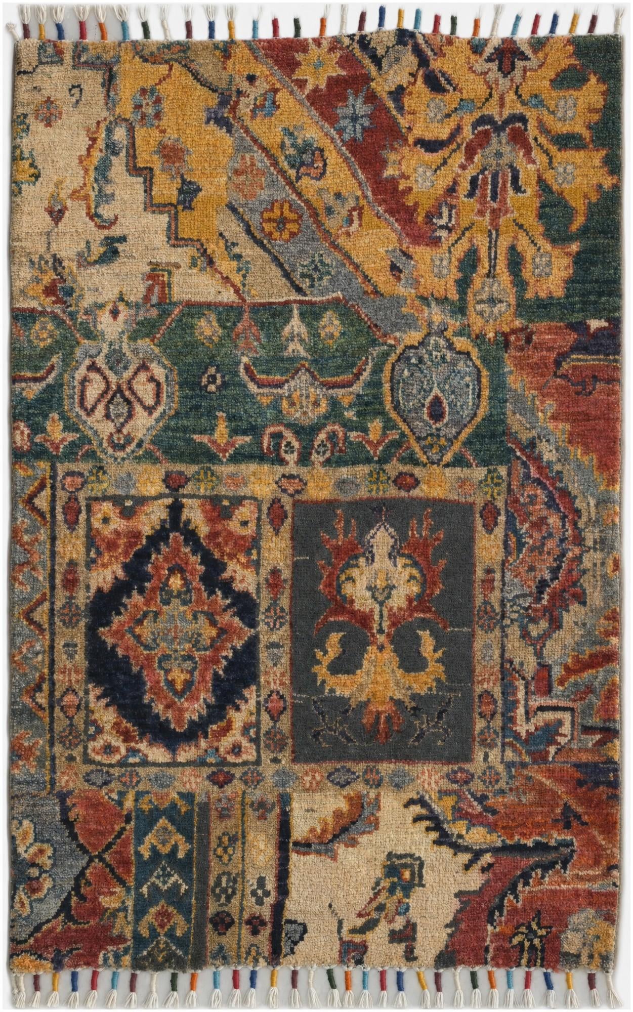 2' x 2' 11 Hand Knotted Ariana Ziegler Rug